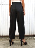 My Twin TWINSET Milano FAUX LEATHER TROUSERS WITH BELT - 202MP2084 - Tadolini Abbigliamento