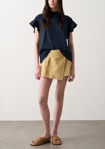 Colmar Originals - T-shirt with ruching - 8657 68 - Tadolini Abbigliamento