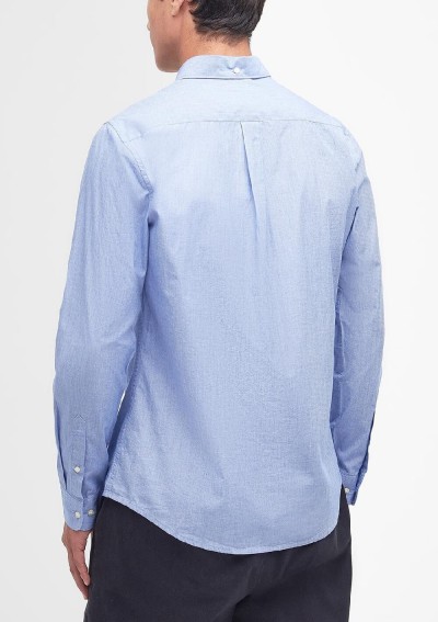 Barbour - Crest Poplin tailored long-sleeved shirt - MSH5467 BL32 - Tadolini Abbigliamento