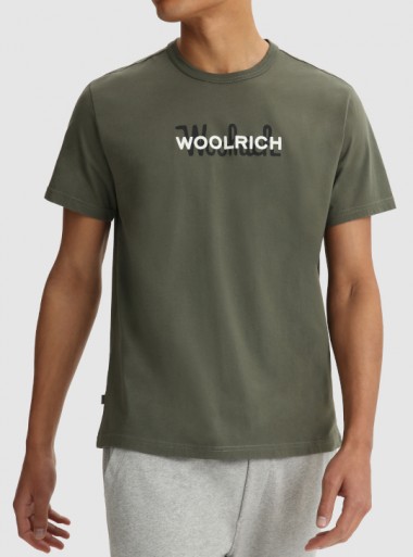 Woolrich MACRO LOGO COTTON TEE - CFWOTE0048MRUT1486 6024 - Tadolini Abbigliamento