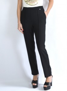 SLIM TROUSERS WITH ELASTIC WAIST