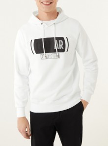 SWEATSHIRT WITH CROSSED OUT WRITING