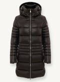 SEMI-GLOSSY DOWN JACKET WITH REMOVABLE HOOD