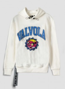 HOODIE SWEATSHIRT WITH PATCH EMBROIDERY