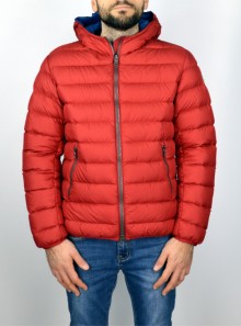 SPORTS DOWN JACKET WITH FIXED HOOD