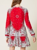 TWINSET Milano SHORT DRESS WITH BANDANNA PRINT - 221TP270A - Tadolini Abbigliamento