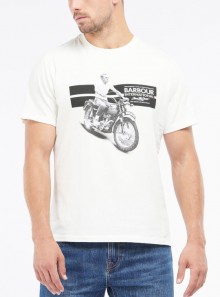 BARBOUR International STEVE MCQUEEN CHASE T-SHIRT - MTS0933WH32 - Tadolini Abbigliamento
