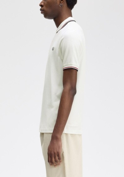 Fred Perry - Polo in piqué con doppia riga - M3600 T60 - Tadolini Abbigliamento