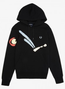 Fred Perry ARCHIVE BOUNCING BALL HOODED SWEATSHIRT - M3841 - Tadolini Abbigliamento