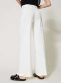 TWINSET Milano WIDE LEG TROUSERS WITH OVAL T BUTTONS - 231TP2182 - Tadolini Abbigliamento