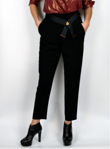 TAILORED TROUSERS WITH BELT