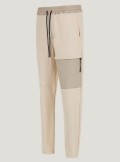 Woolrich JOGGER PANTS IN COTTON FLEECE AND TASLAN NYLON - CFWOTR0144MRUT3164 - Tadolini Abbigliamento