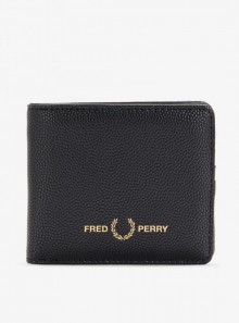 Fred Perry PORTAFOGLIO A LIBRO SCOTCH GRAIN - L4308 - Tadolini Abbigliamento