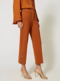 TWINSET Milano CROPPED TROUSERS WITH BUTTONS - 232TP2532 - Tadolini Abbigliamento
