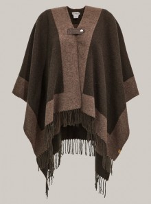 Woolrich WOOL BLEND CAPE WITH CONTRASTING DETAILS - CFWWAC0169FRUT - Tadolini Abbigliamento