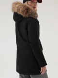 Woolrich ARCTIC PARKA IN RAMAR CLOTH WITH DETACHABLE FUR TRIM - CFWWOU0538FRUT0001 BLK - Tadolini Abbigliamento