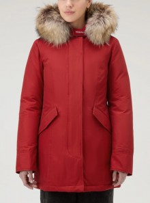 Woolrich ARCTIC PARKA IN RAMAR CLOTH CON PELLICCIA REMOVIBILE - CFWWOU0538FRUT0001 DKR - Tadolini Abbigliamento