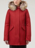 Woolrich ARCTIC PARKA IN RAMAR CLOTH WITH DETACHABLE FUR TRIM - CFWWOU0538FRUT0001 DKR - Tadolini Abbigliamento
