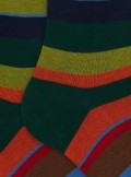 Gallo LONG COTTON SOCKS WITH MULTICOLOURED STRIPES - AP103413 32120 - Tadolini Abbigliamento