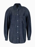 Armani Exchange Camicia casual in chambray di denim - 3DYC64 - Tadolini Abbigliamento