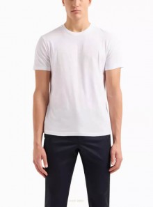Armani Exchange Regular fit jersey T-shirt with tone-on-tone logo print - 3DZTCE - Tadolini Abbigliamento