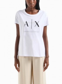 Armani Exchange T-shirt relaxed fit in cotone organico ASV - 3DYT36 1000 - Tadolini Abbigliamento