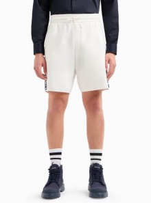 Armani Exchange Jacquard shorts with logo tape - 3DZSLA - Tadolini Abbigliamento