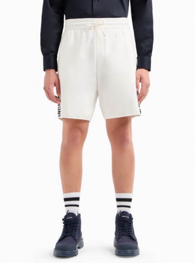 Armani Exchange Shorts in tessuto jacquard con tape logo - 3DZSLA - Tadolini Abbigliamento