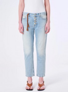 Vicolo Icon Piper jeans with decorated buttons - DB5032 - Tadolini Abbigliamento