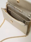 TWINSET Milano ‘Glossy’ laminated leather-like clutch - 241TB7380 - Tadolini Abbigliamento