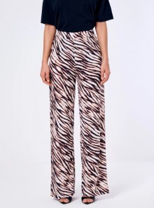 Vicolo Animalier trousers with elastic - UB0214 - Tadolini Abbigliamento