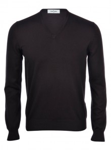 Gran Sasso Cotton V-neck sweater - P20245514918190099 - Tadolini Abbigliamento
