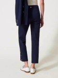 TWINSET Milano Cropped trousers with Oval T buttons - 241TP2273 - Tadolini Abbigliamento