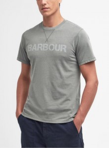 Barbour T-Shirt con stampa Atherton - MTS1273 GN49 - Tadolini Abbigliamento
