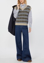 Weekend Max Mara - Cotton denim wide-leg jeans - 5186045206002 - Tadolini Abbigliamento