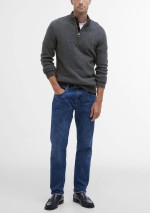 Barbour - Holden half zip jumper - MKN0837 GY53 - Tadolini Abbigliamento