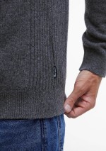 Barbour - Holden half zip jumper - MKN0837 GY53 - Tadolini Abbigliamento