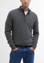 Barbour - Holden half zip jumper - MKN0837 GY53 - Tadolini Abbigliamento
