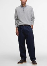 Barbour - Waterbury half-zip jumper - MKN1663 GY18 - Tadolini Abbigliamento