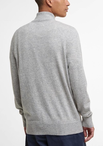 Barbour - Waterbury half-zip jumper - MKN1663 GY18 - Tadolini Abbigliamento