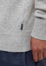 Barbour - Waterbury half-zip jumper - MKN1663 GY18 - Tadolini Abbigliamento