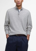 Barbour - Waterbury half-zip jumper - MKN1663 GY18 - Tadolini Abbigliamento