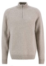 Barbour - Grangetown half-zip jumper - MKN1653 GY15 - Tadolini Abbigliamento