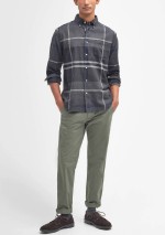Barbour - Camicia Dunoon a maniche lunghe dalla vestibilità leggermente aderente - MSH4980 GY38 - Tadolini Abbigliamento