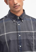 Barbour - Camicia Dunoon a maniche lunghe dalla vestibilità leggermente aderente - MSH4980 GY38 - Tadolini Abbigliamento