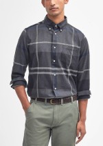 Barbour - Camicia Dunoon a maniche lunghe dalla vestibilità leggermente aderente - MSH4980 GY38 - Tadolini Abbigliamento