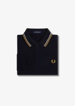 Fred Perry - Polo in piqué con doppia riga - M3636 W53 - Tadolini Abbigliamento