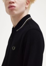 Fred Perry - Polo in piqué con doppia riga - M3636 W54 - Tadolini Abbigliamento