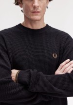 Fred Perry - Waffle stitch jumper - K6507 102 - Tadolini Abbigliamento