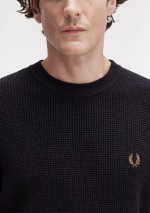 Fred Perry - Waffle stitch jumper - K6507 102 - Tadolini Abbigliamento